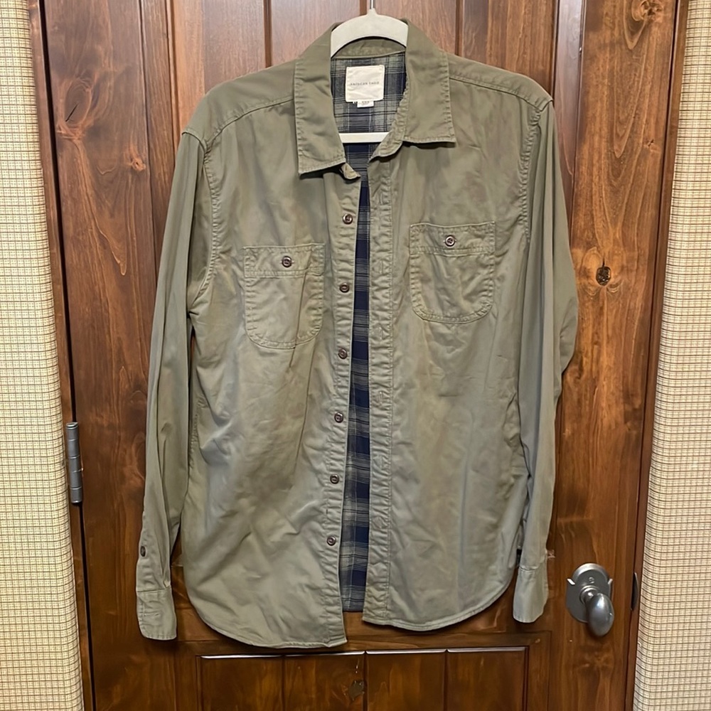 Thick casual button up